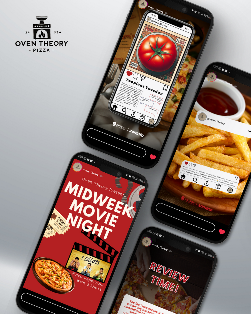 alphaLAUNCH _ Oven Theory Pizza Instagram Stories