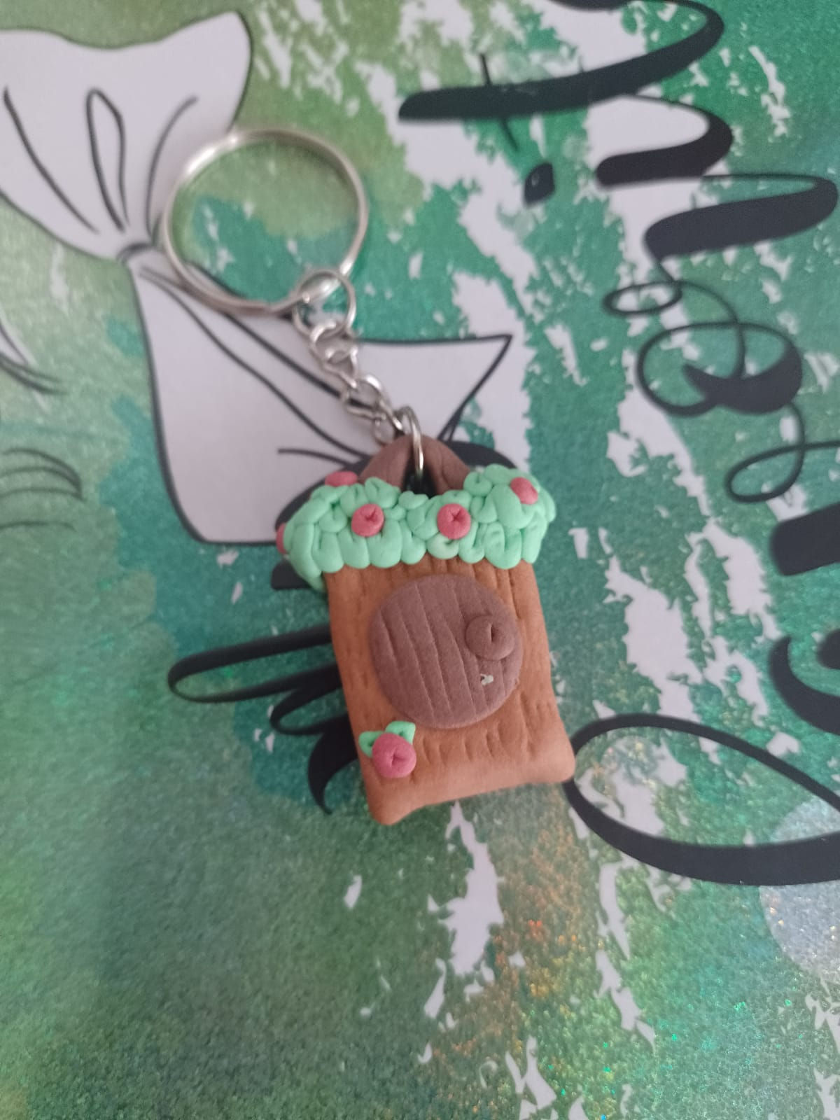 llavero casita de arbol