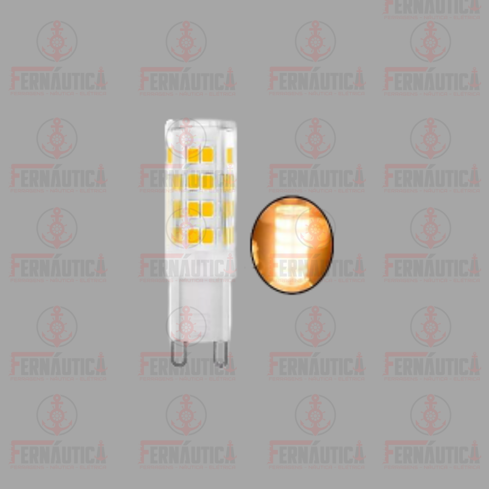 LÂMPADA LED G9 5W BIVOLT - BRANCO QUENTE