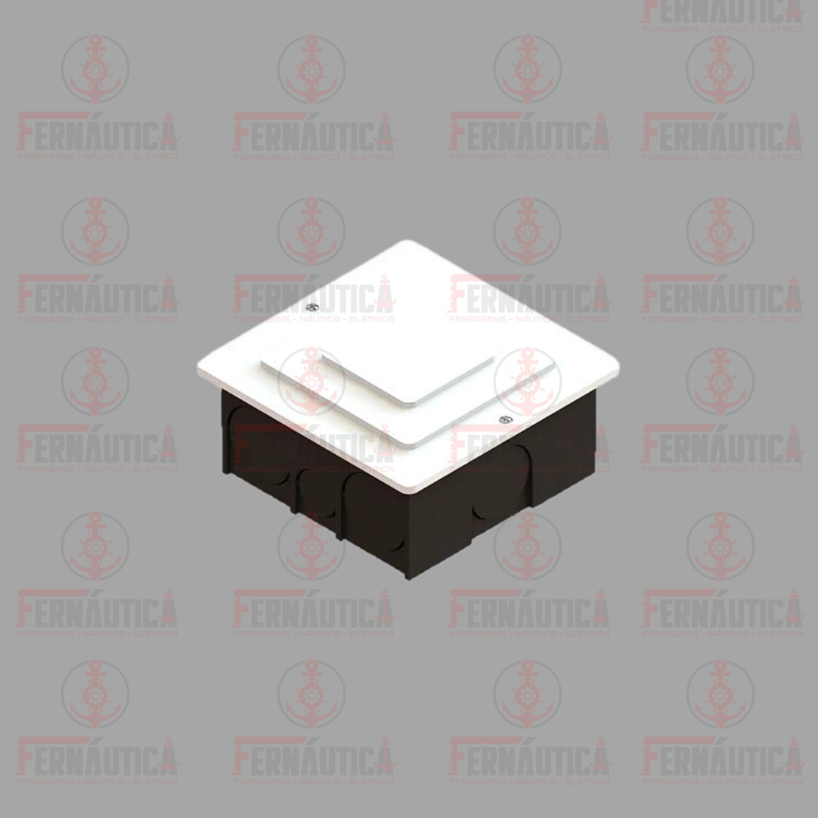 CAIXA DE PASSAGEM - 15CM X 15CM X 8,1CM BRANCO