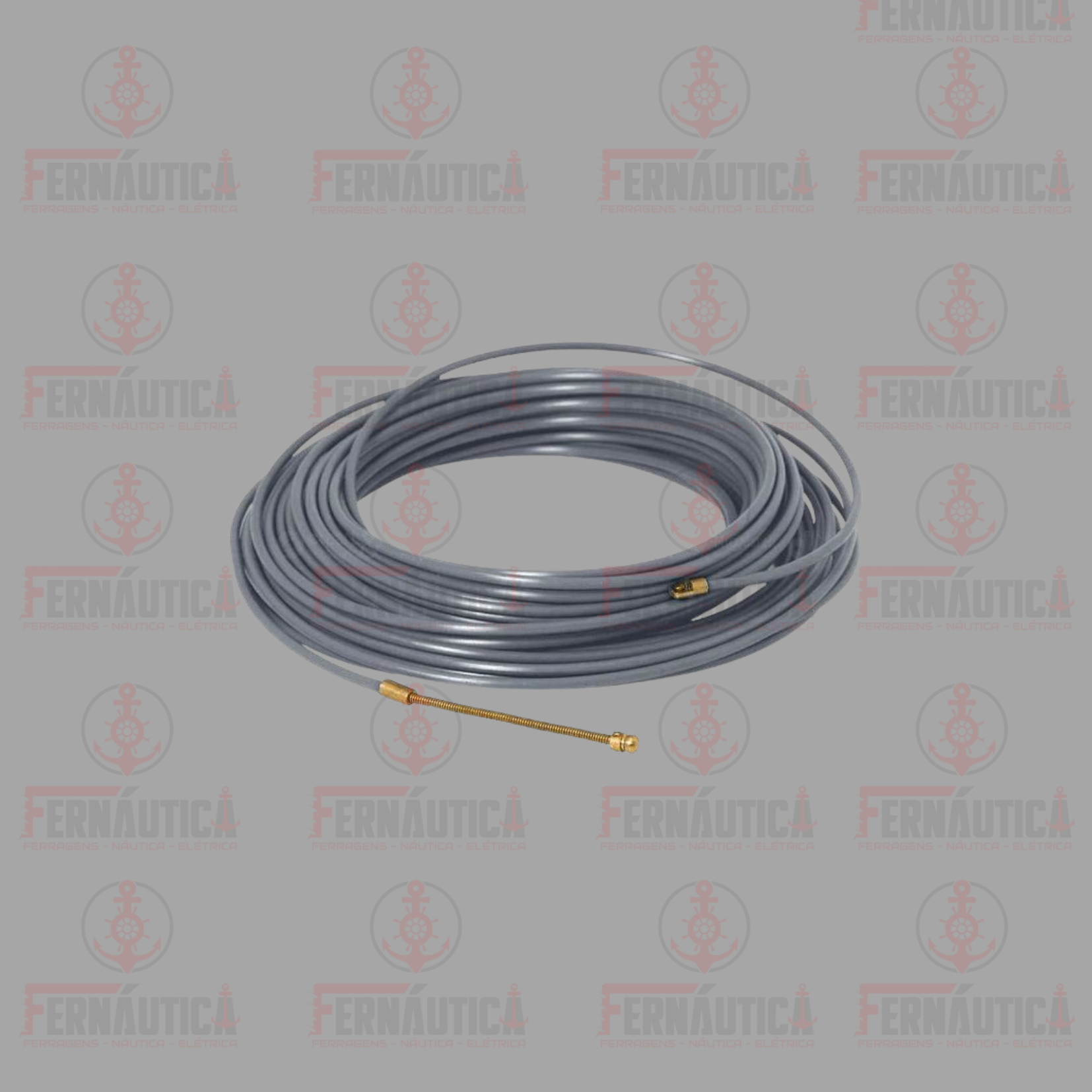 PASSA FIO COM GUIA 10 MT CINZA