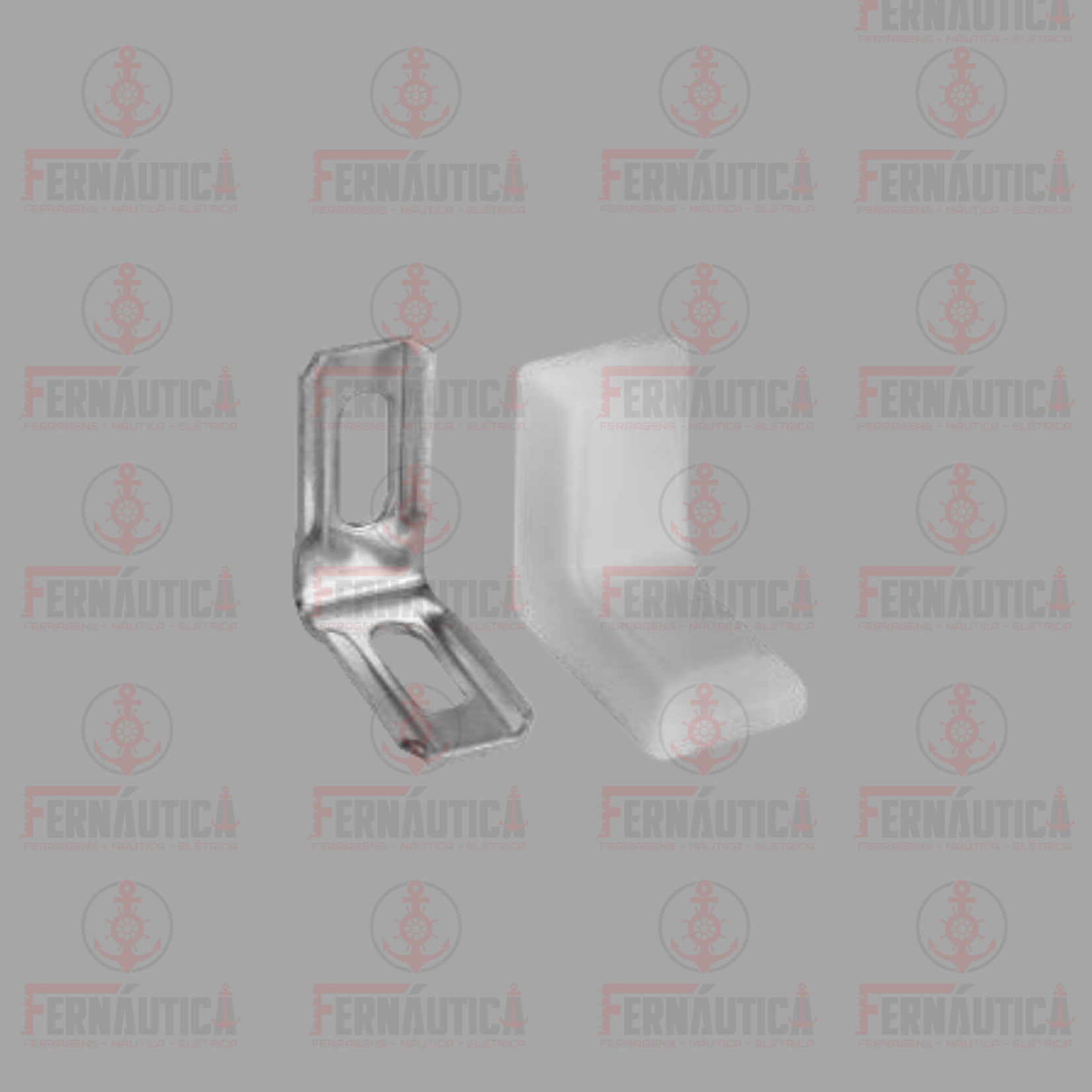 CANTONEIRA METÁLICA ZINC. C/TAMPA