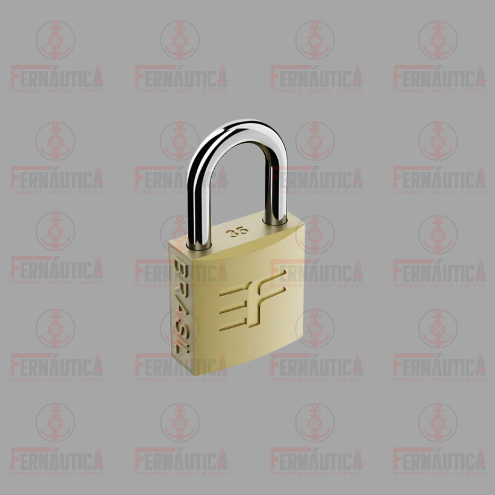 CADEADO 3F DOURADO - 35MM