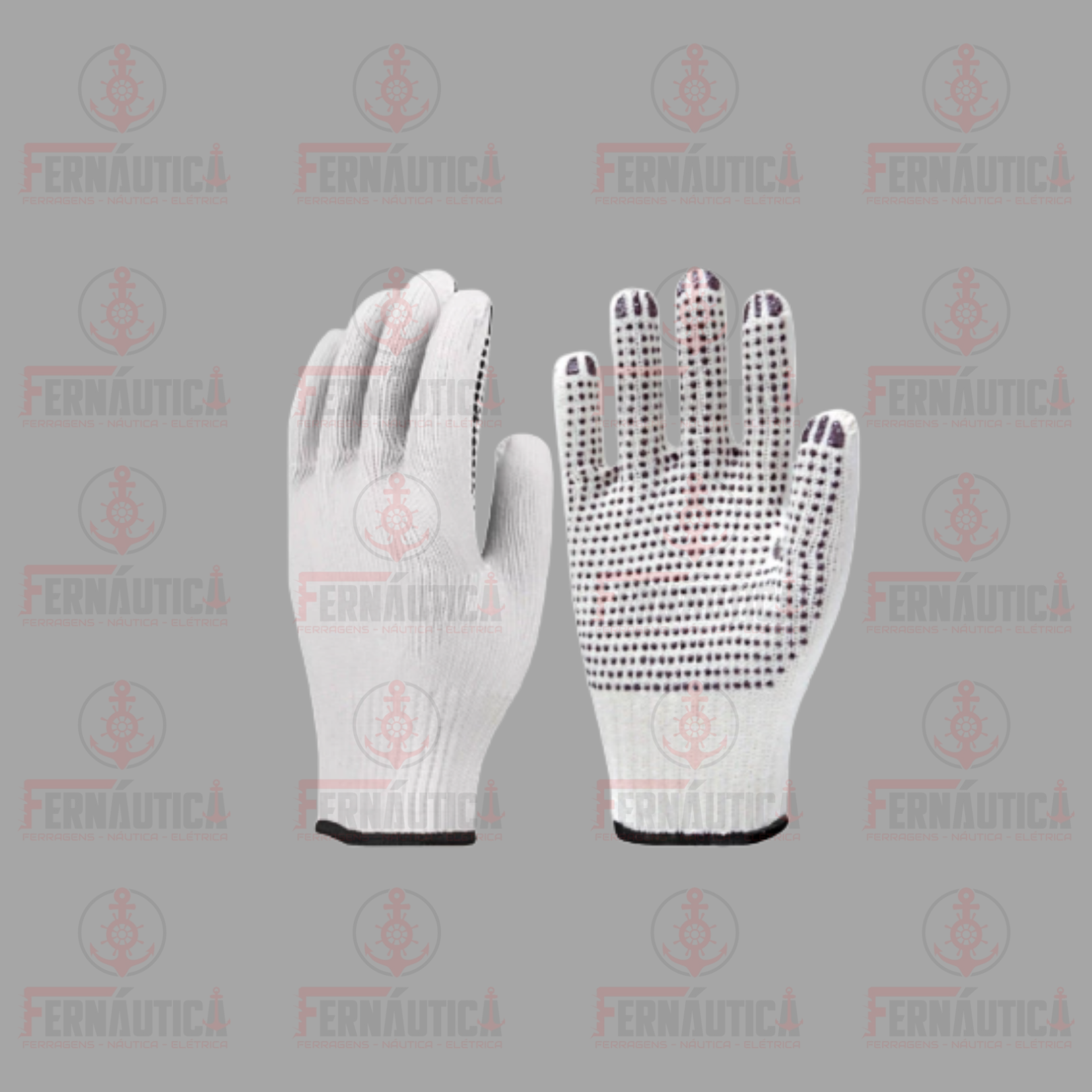 LUVA TRICOTADA PIGMENTADA BRANCA