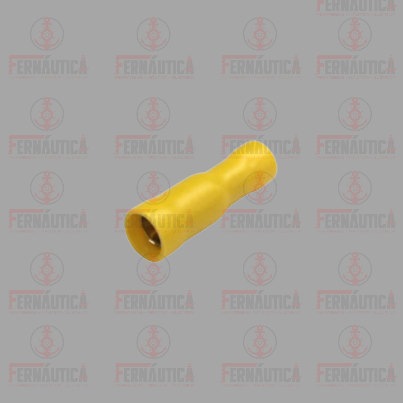 TERMINAL BULLET FEMEA ISOL. 4-6MM AMARELO - 100UND
