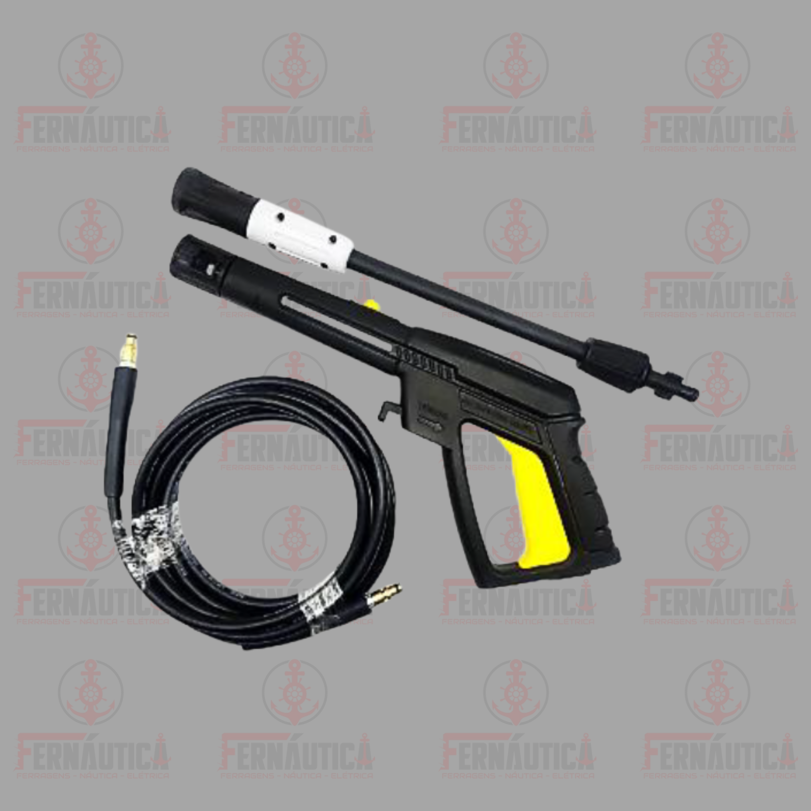 KIT LAVADORA TRAMONTINA PISTOLA +LANÇA + 5 MTS MANGUEIRA EM TRAMA NYLON