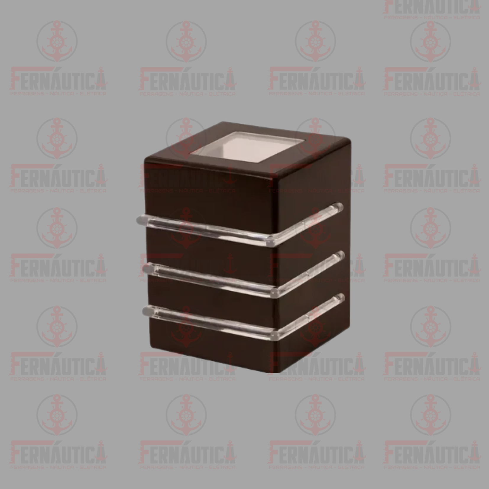 ARANDELA LED EXT/INT 3 ALETAS 5W - MARROM