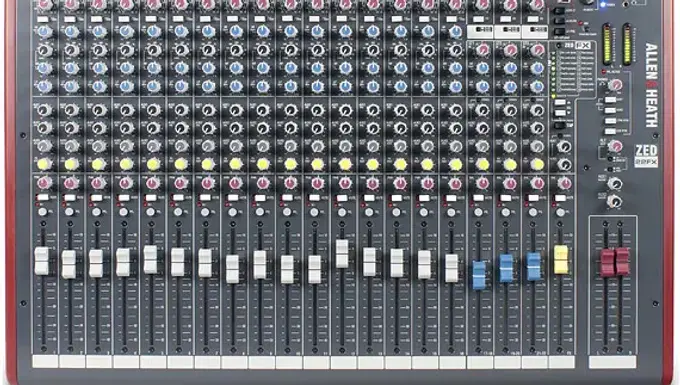 Allen & Heath ZED22FX – Analogue Audio Console