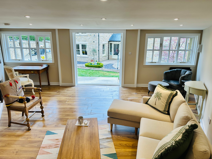 A recently completed Garden Room build in Northallerton, North Yorkshire