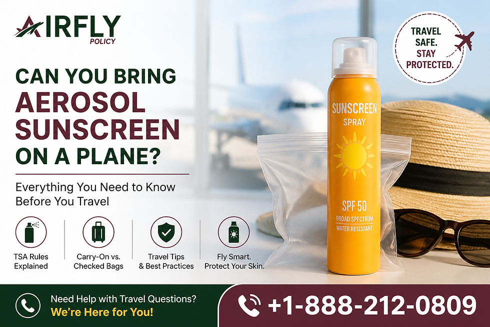 Can You Bring Aerosol Sunscreen on a Plane? A Complete Travel Guide