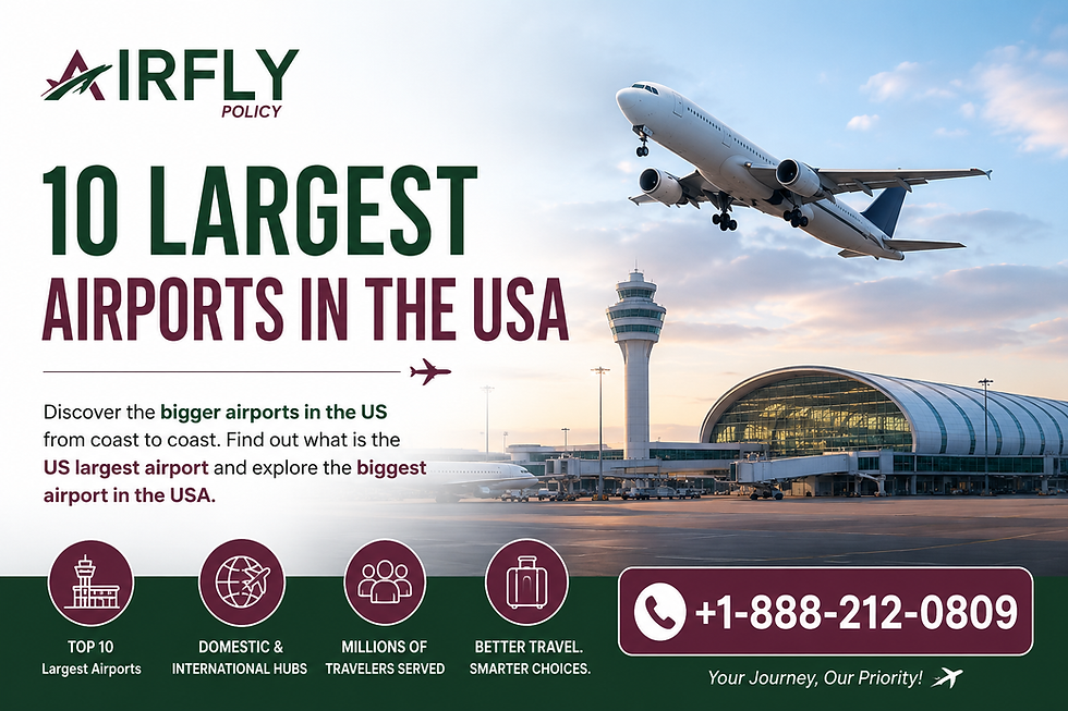 What Are the 10 Largest Airports in the USA?