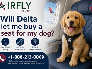 Will Delta let me buy a seat for my dog?
