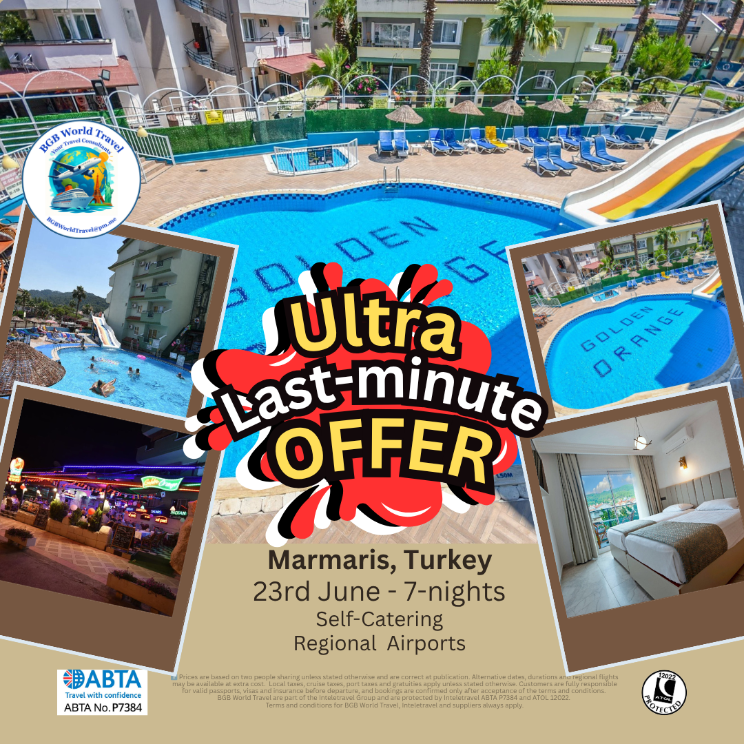 Last-minute Marmaris Turkey Self Catering holiday from regional airports