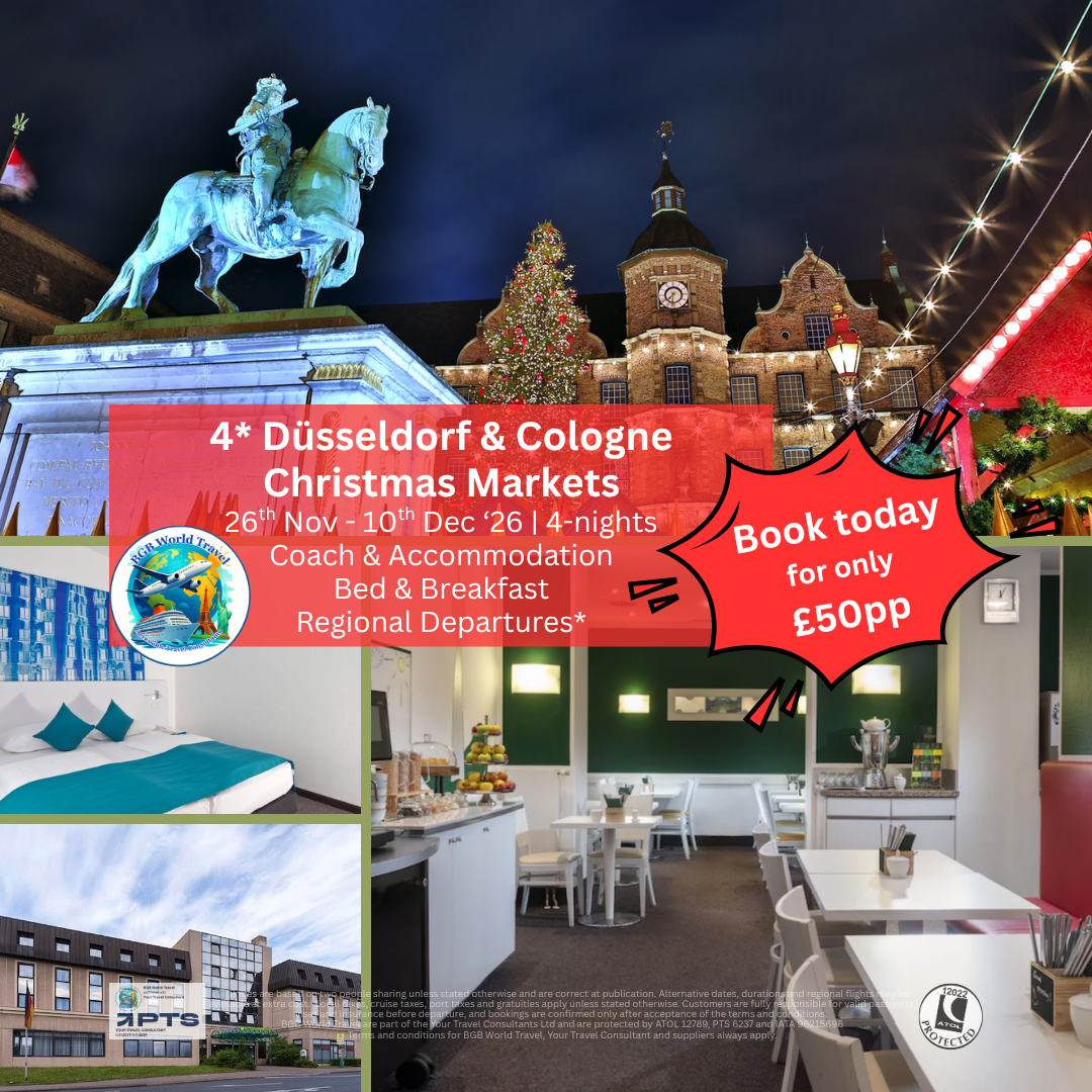 Dusseldorf and Cologne Christmas Markets by coach