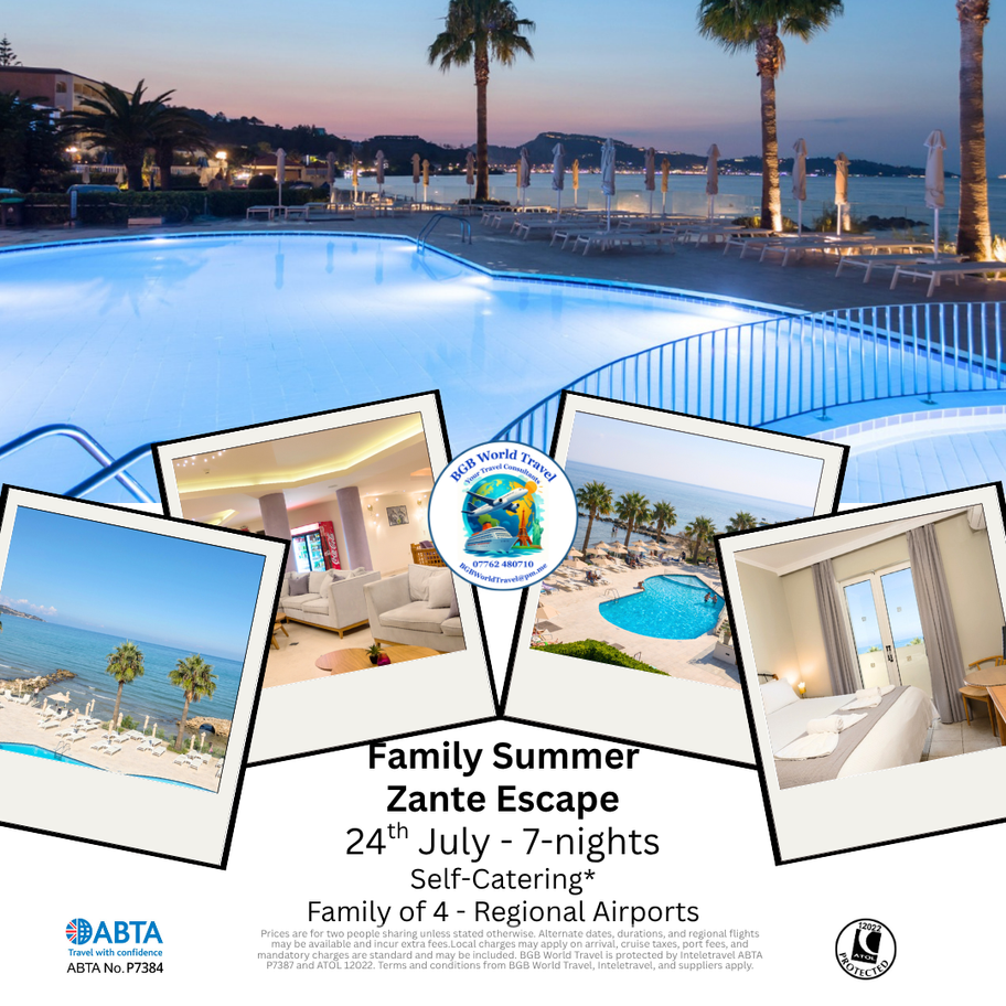 Family Summer Zante Escape
