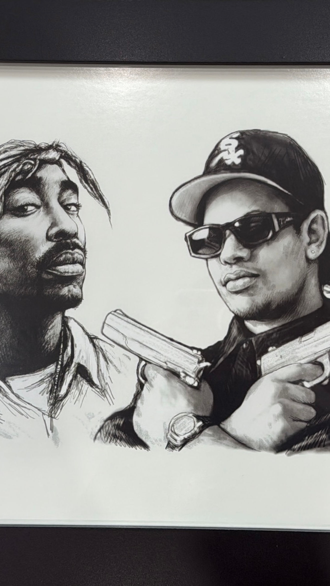PA011 RAP LEGENDS  BK &WH 41x107