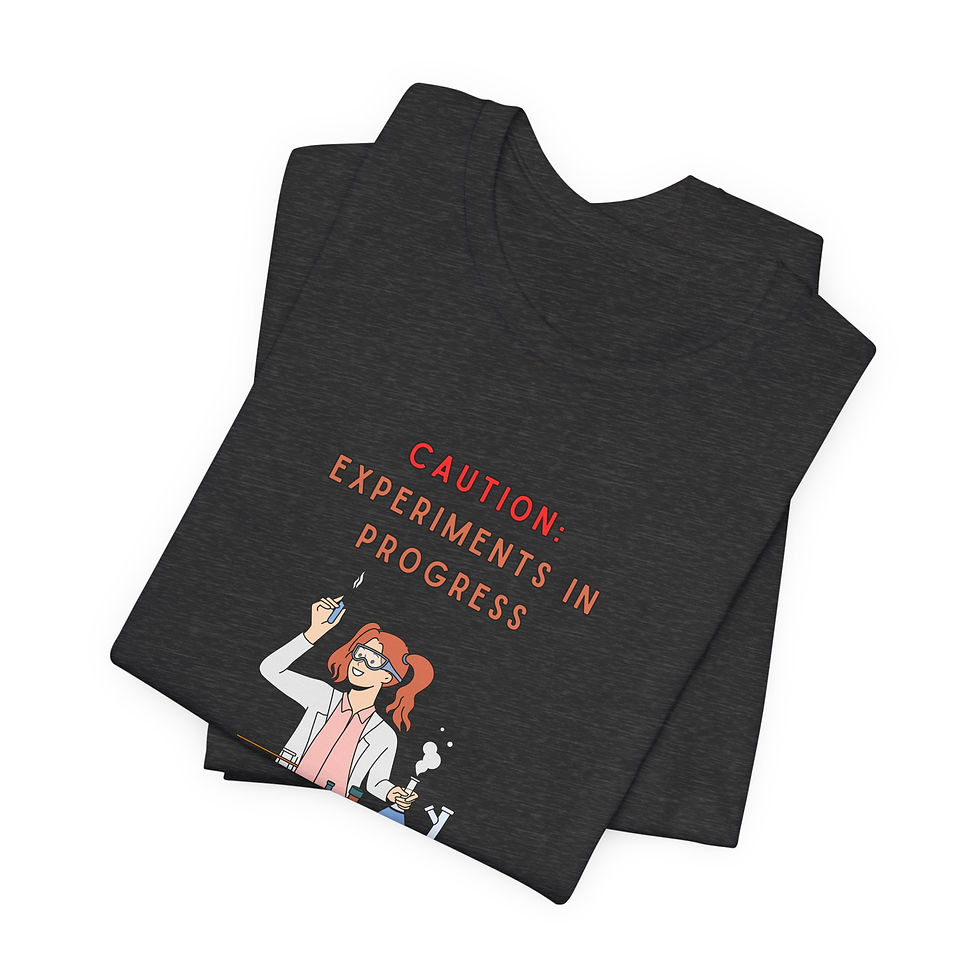 Thumbnail: Caution Experiments in Progress T-Shirt