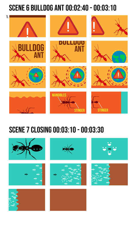 Storyboard Scenes 6 & 7