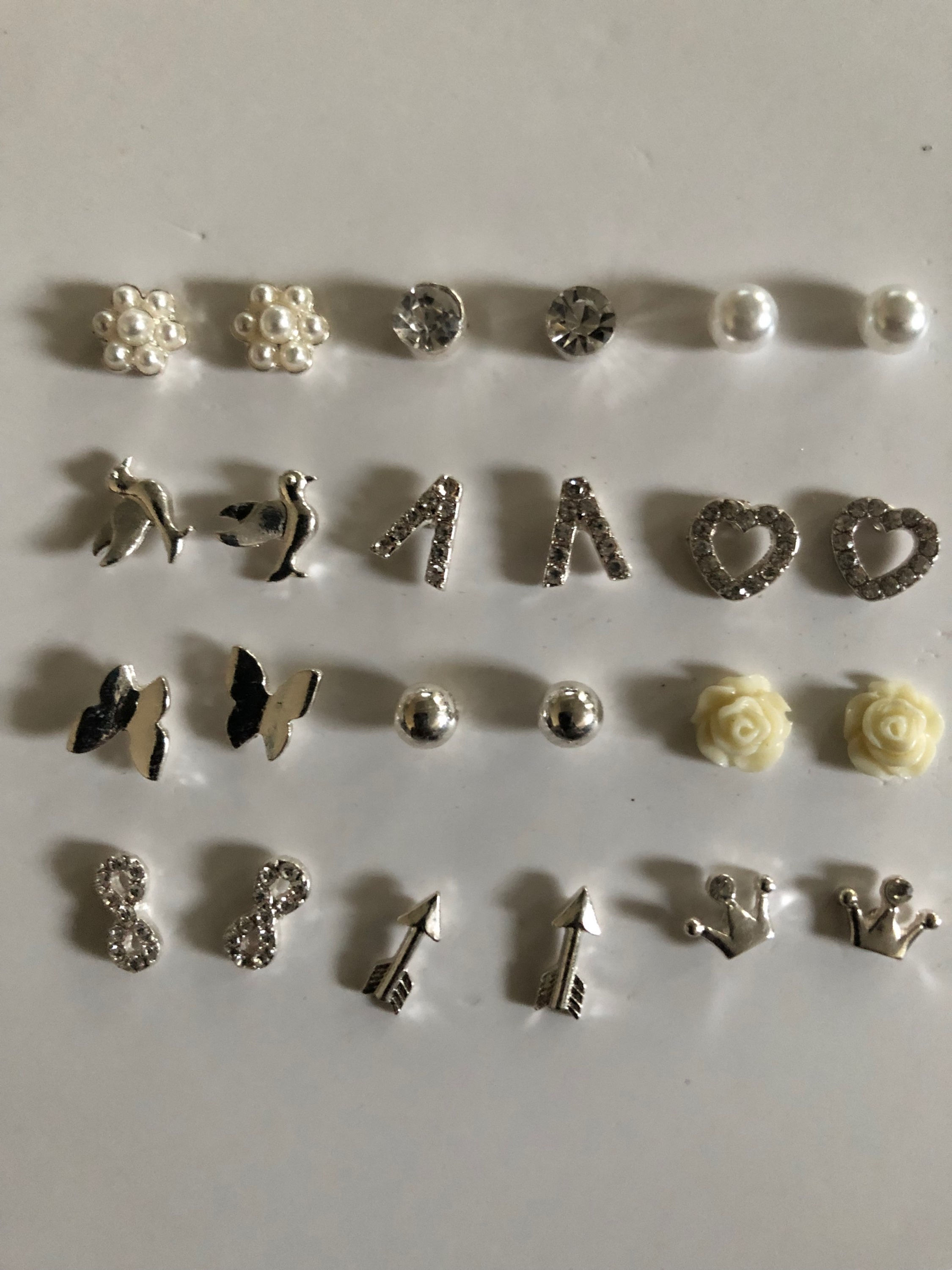 12 pair earrings set