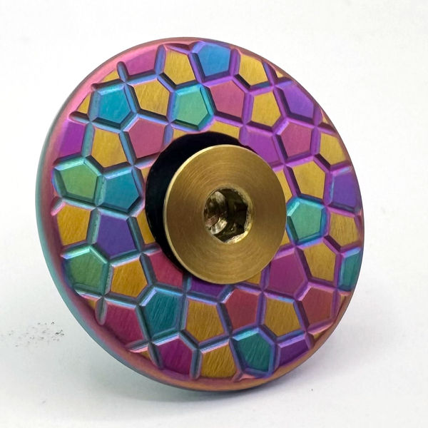 Ti Stem Cap + Bolt — Cairo Mosaic