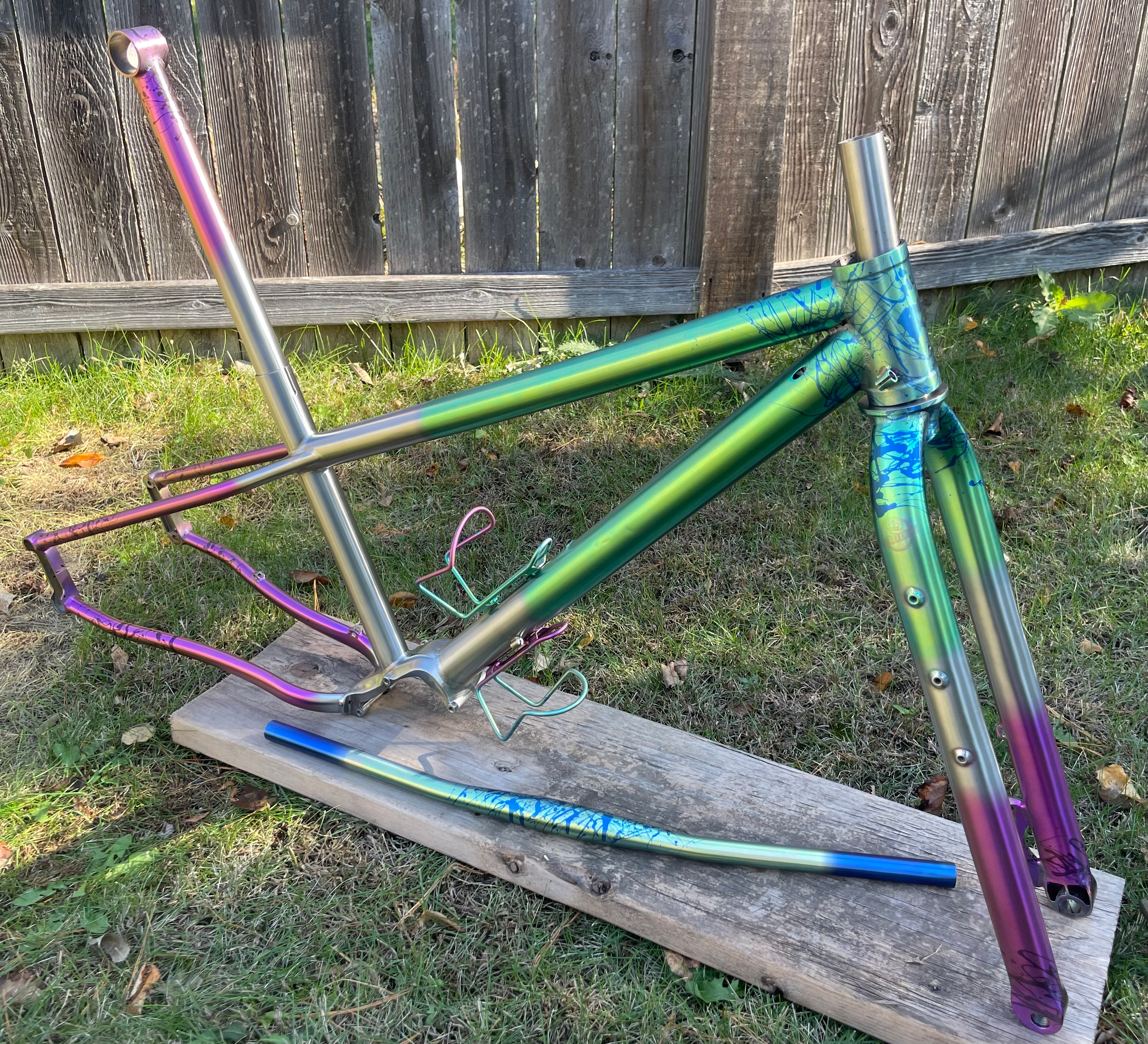 Custom titanium frame design
