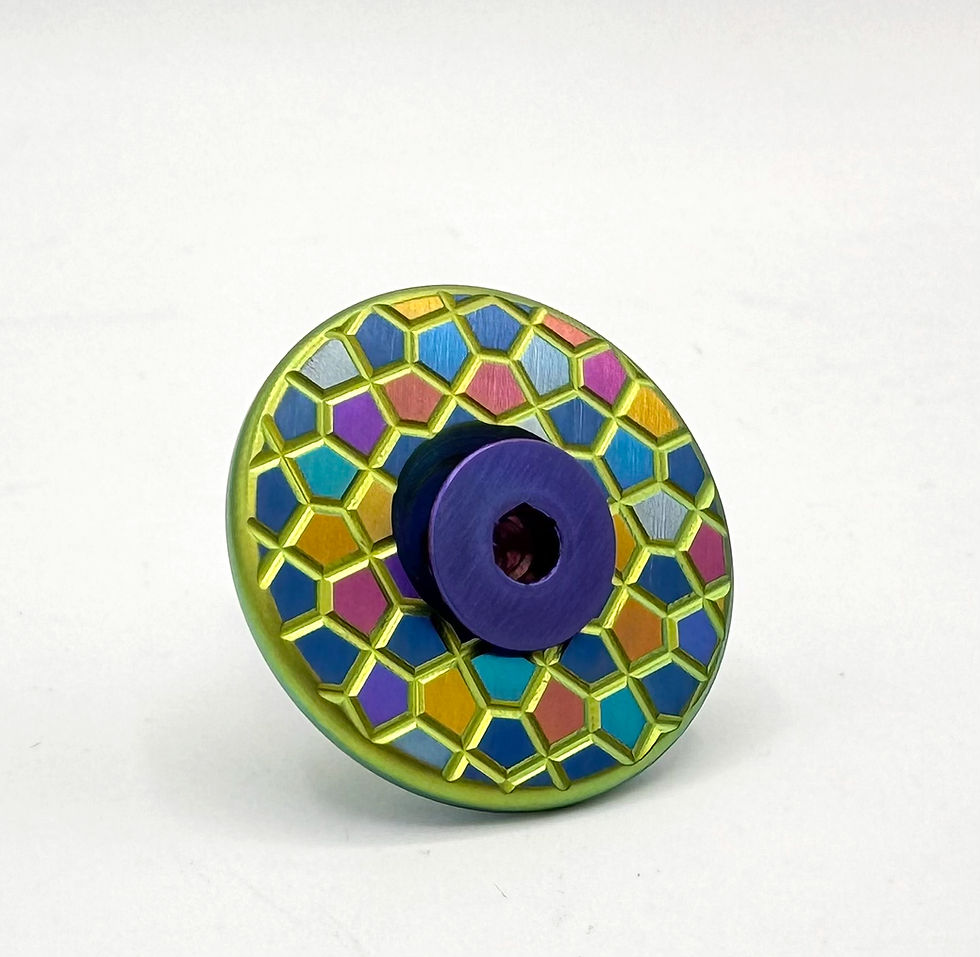 Thumbnail: Blaze Bicycles Titanium Stem Cap and Bolt