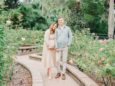 maternity photo session st. augustine florida in washington oaks