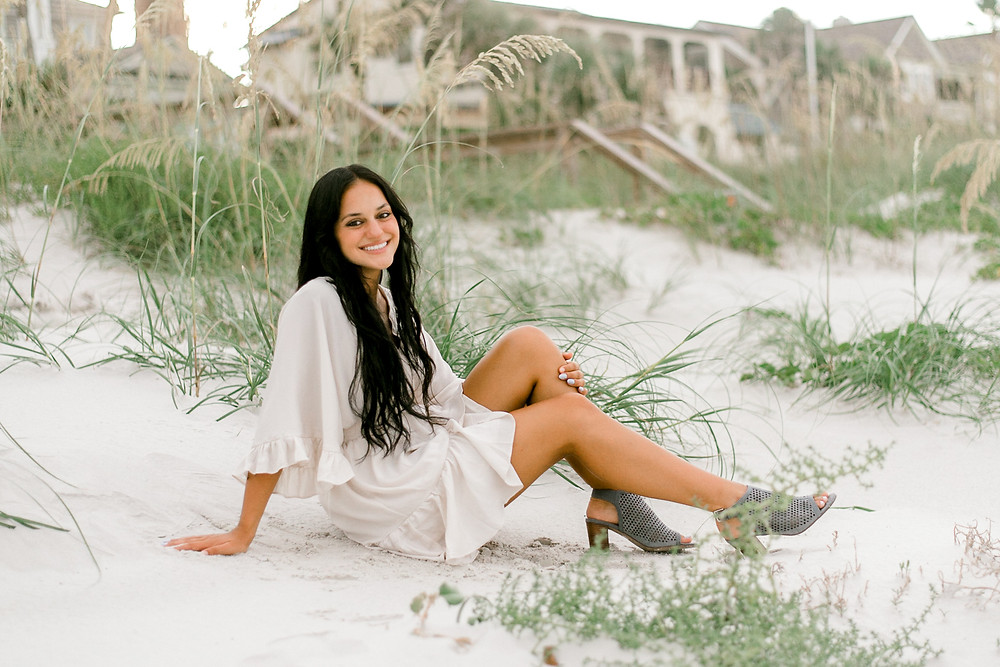 sunset beach senior photos | Ponte vedra, nocatee, st augustine, jacksonville, Florida | Colleen Lindhurst Photography