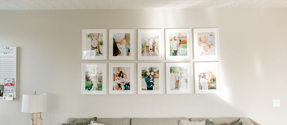 How to create a modern, simple gallery photo wall | Ikea | Colleen Lindhurst Photography