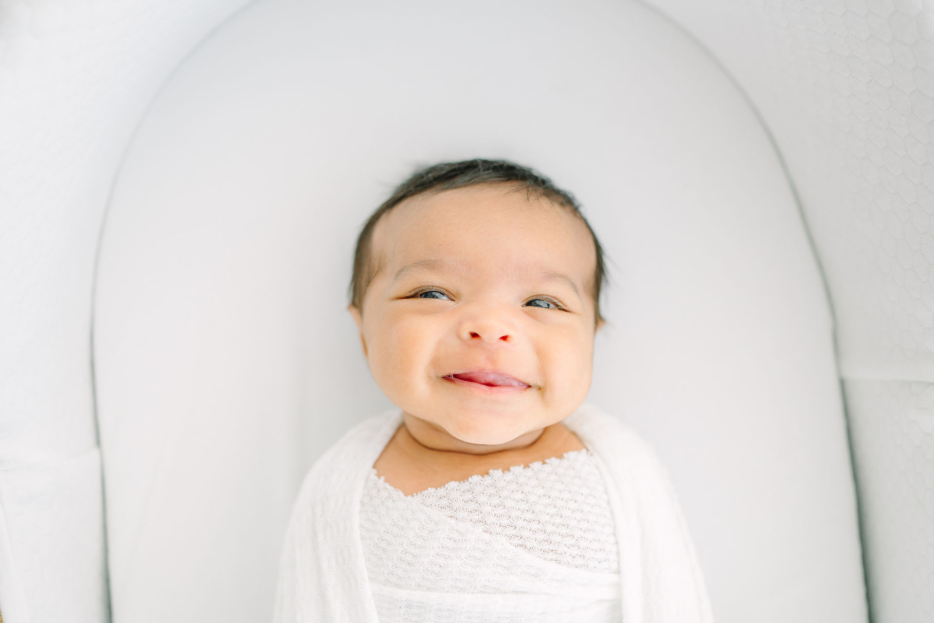 lifestyle newborn photography session in a studio Jacksonville, Florida
