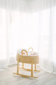 lifestyle newborn photography session in a studio Jacksonville, Florida