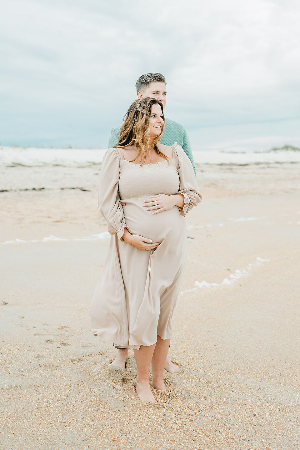 maternity photo session st. augustine florida in washington oaks