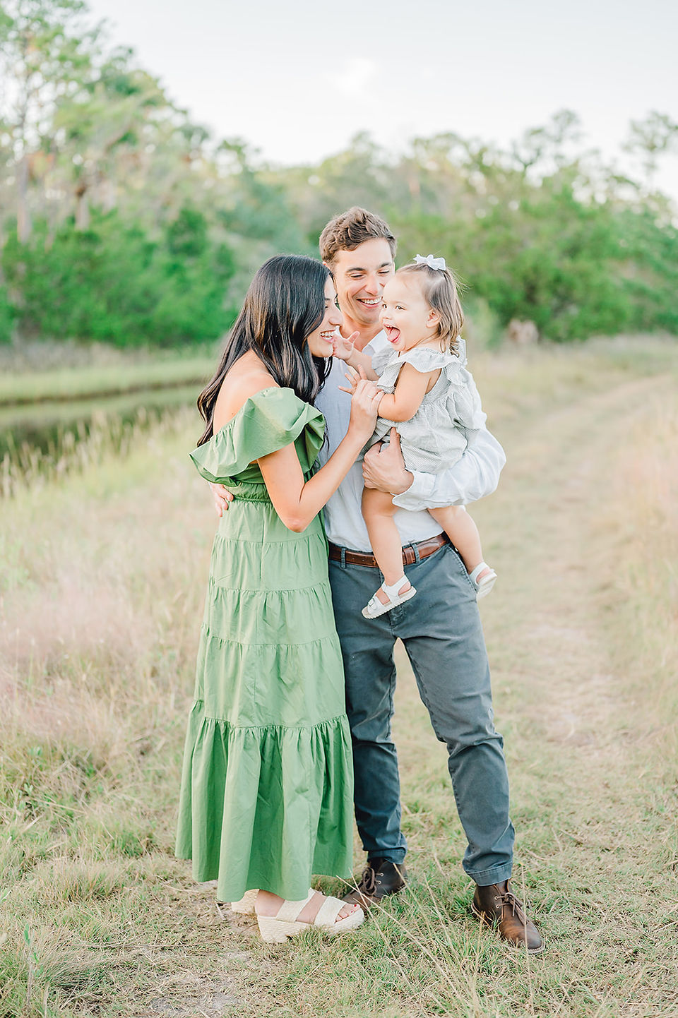 a family photoshoot at the Nocatee Kayak/Paddle Launch in Ponte Vedra, Florida