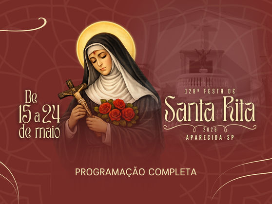 128ª Festa de Santa Rita em Aparecida 2026