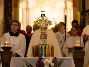 Celebração de Corpus Christi em Aparecida