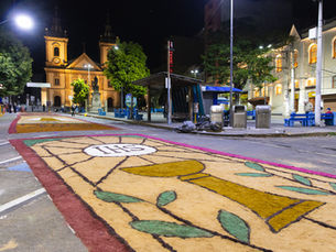 Tapetes de Corpus Christi em Aparecida