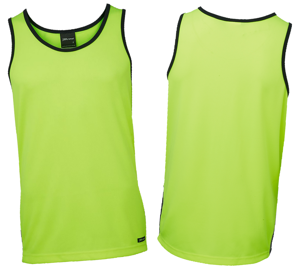 Thumbnail: 5x Hi Vis 4602.1 Contrast Singlet - Front Print