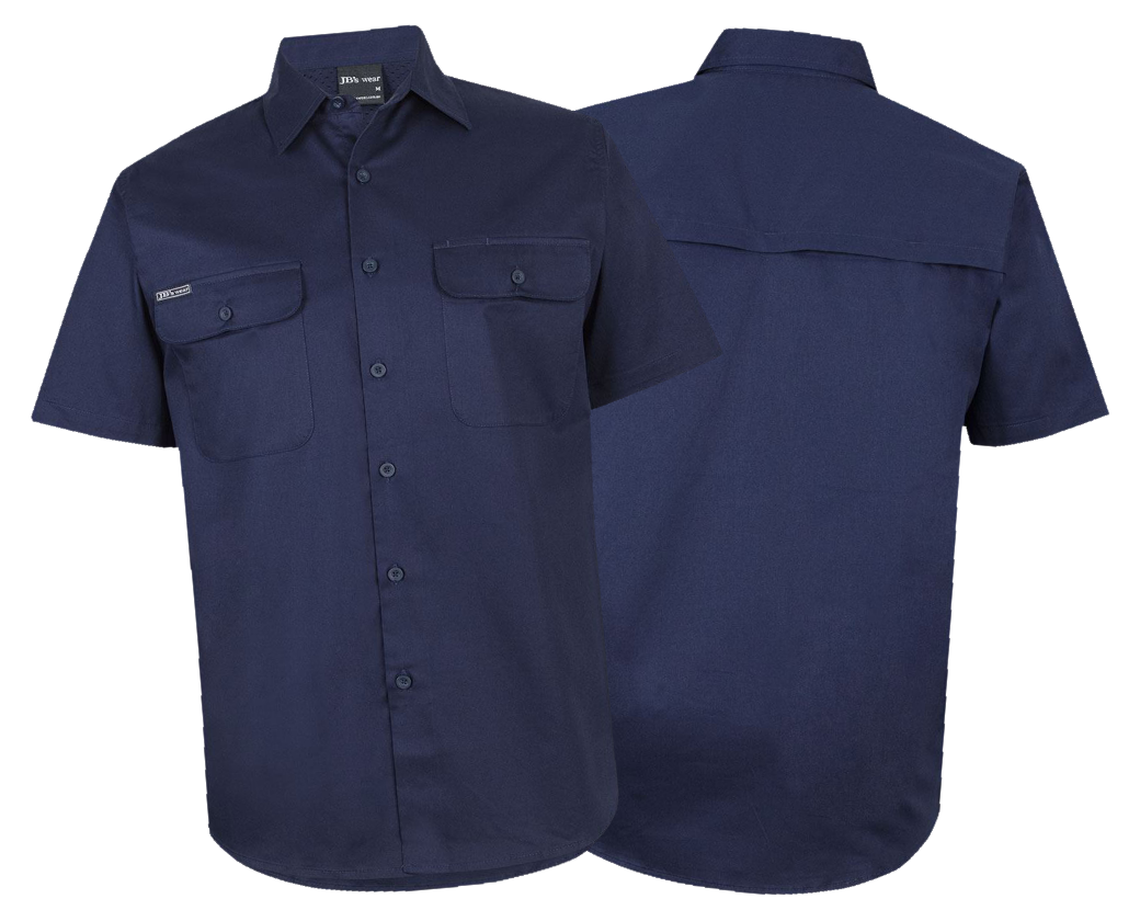 5x S/S 150G Work Shirt - Front Print