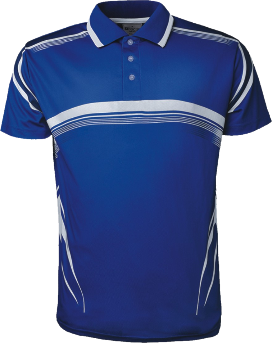 Thumbnail: 5x Adults Sublimated Gradated Polo - Front Print