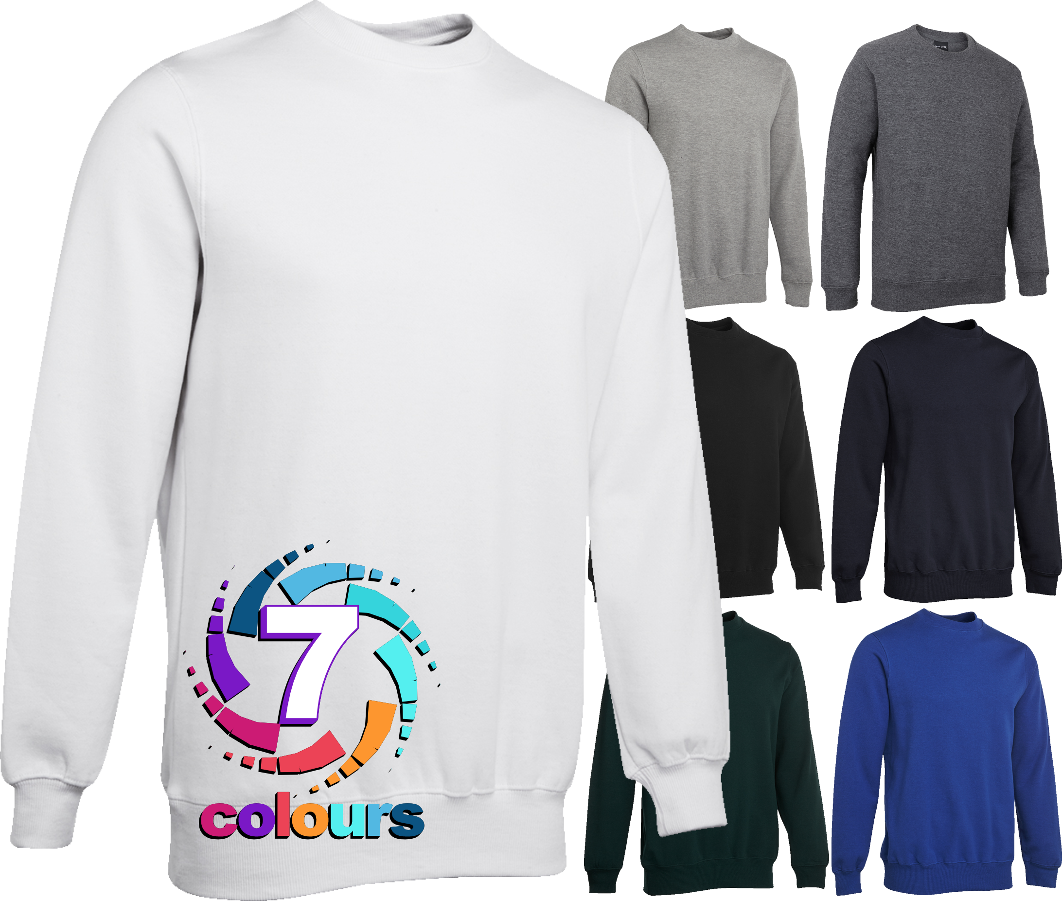 5x Fleecy Sweater - Front Print