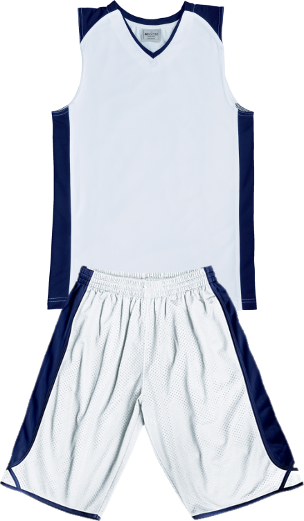 Thumbnail: 5x Kids Basketball Singlet and Shorts Set - Front Print