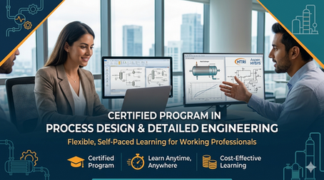 Process Design & Detailed Engineering | Flexible, Self-Paced Learning Solution