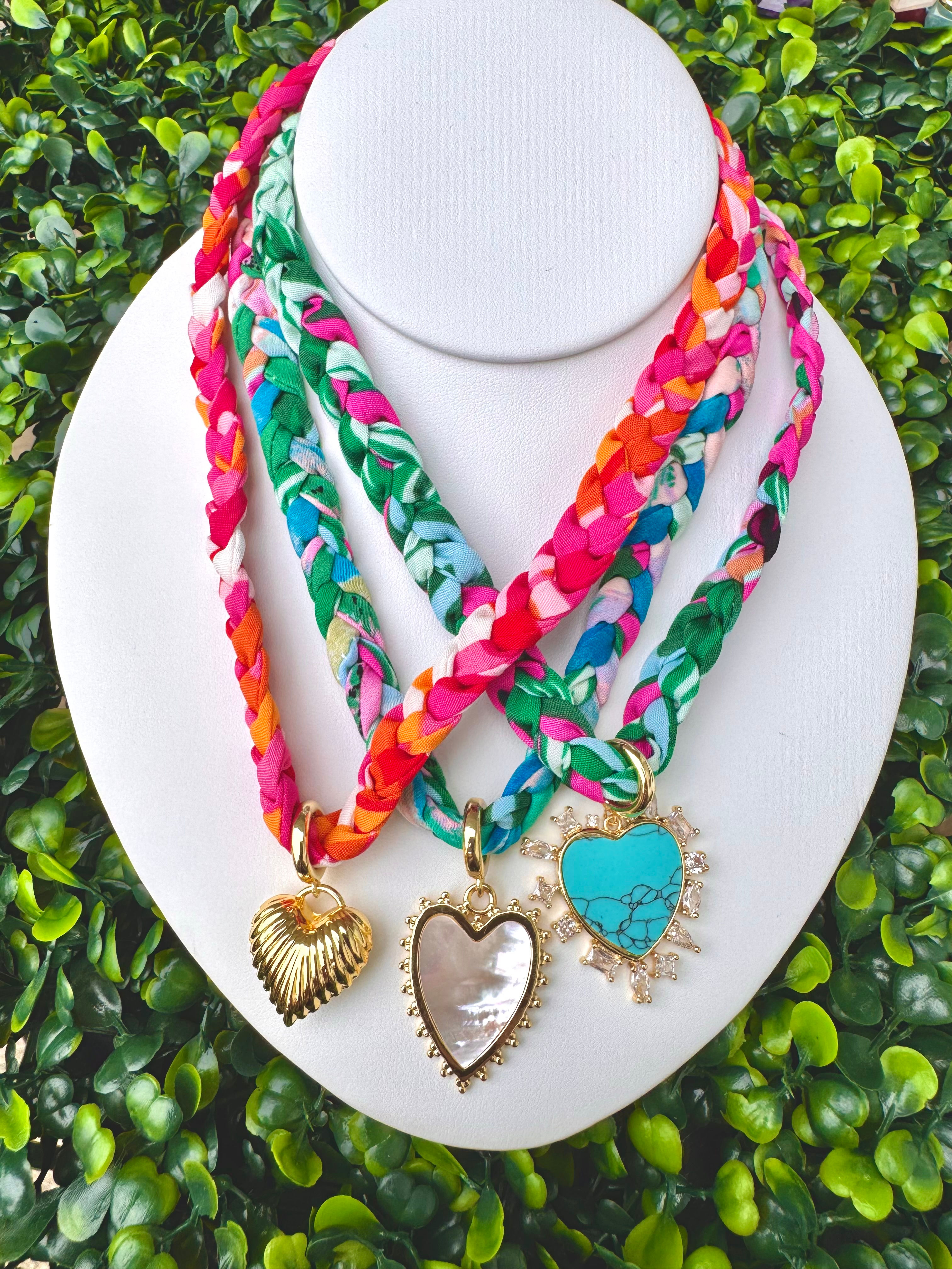 Braided Scarf Necklace