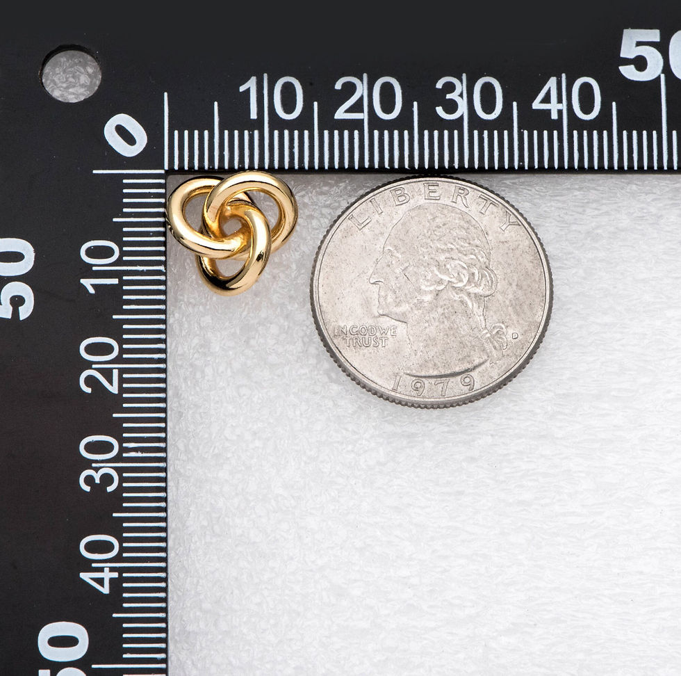 Thumbnail: Knot Studs - Gold & Silver