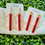 Thumbnail: Red Mirror Maddie Hoop and Stick Earrings
