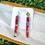 Thumbnail: Red and Black Marble Maddie Stick Earrings
