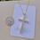 Thumbnail: Crystal Cross Necklace XLarge