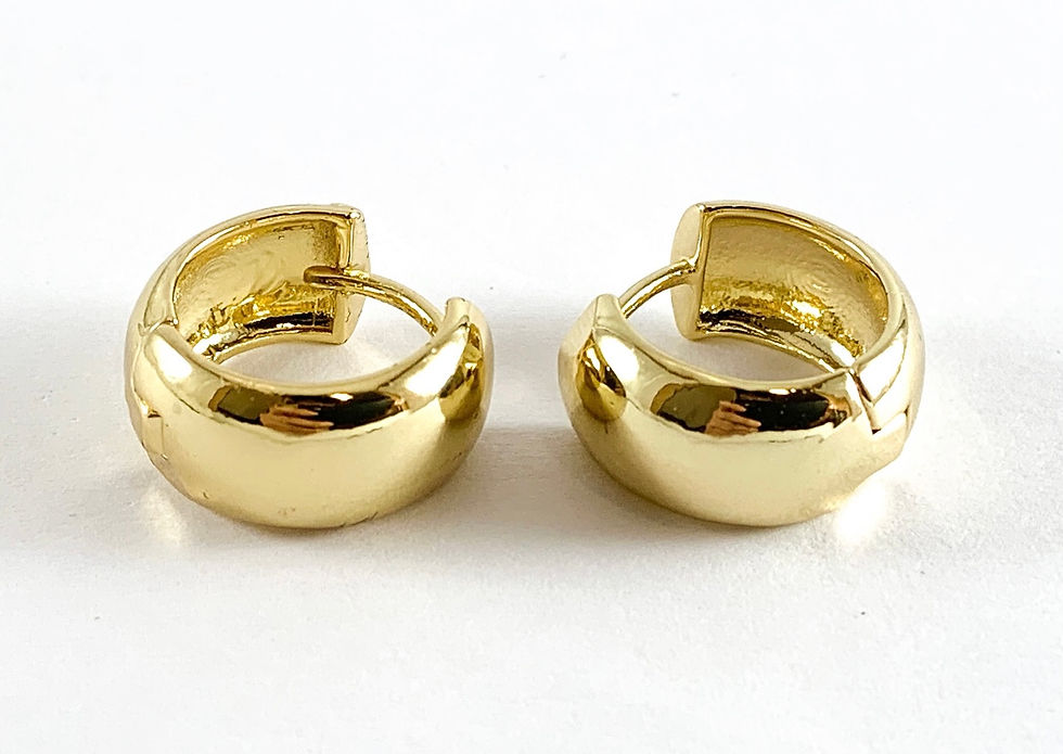 Thumbnail: Chunky Huggie Hoops 