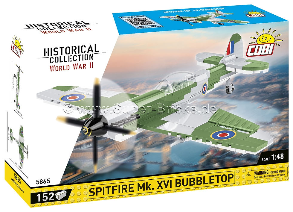 Miniaturbild: Cobi 5865 Supermarine Spitfire MK.XVI Bubbletop Maßstab 1:48