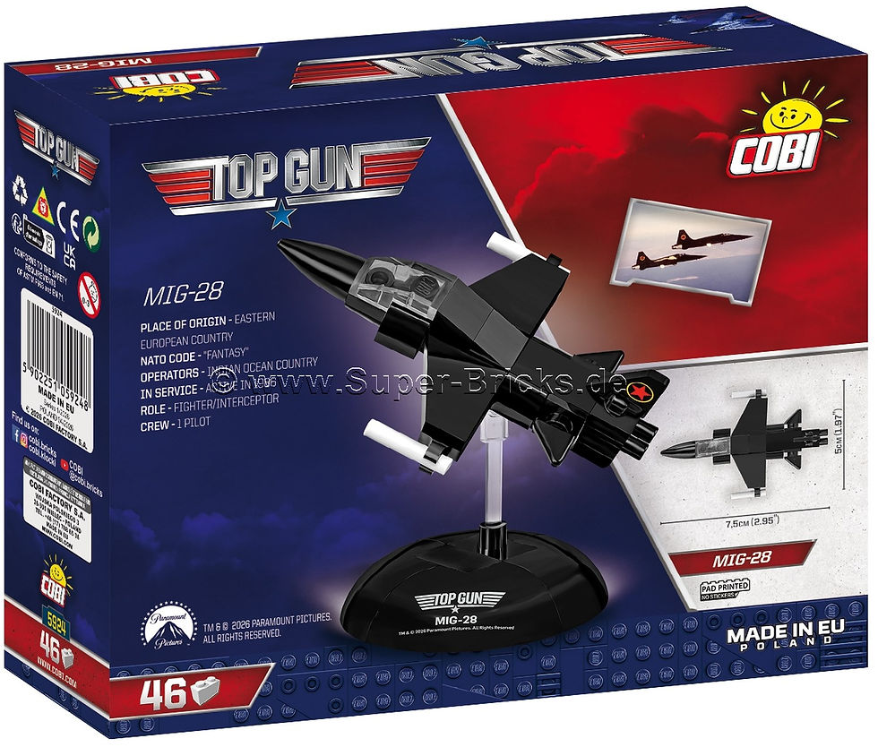 Miniaturbild: Cobi 5924 Mini Flugzeug Mig-28 TOP GUN
